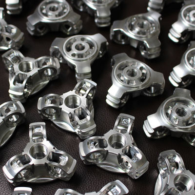 Mechanical CNC Aluminum Machining Parts High Precision Anodizing Silver Surface Finish