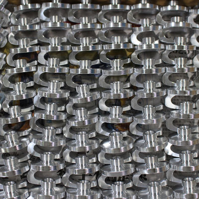 Anodizing Silver CNC Precision Machined Components , Aluminium Turned Parts ODM