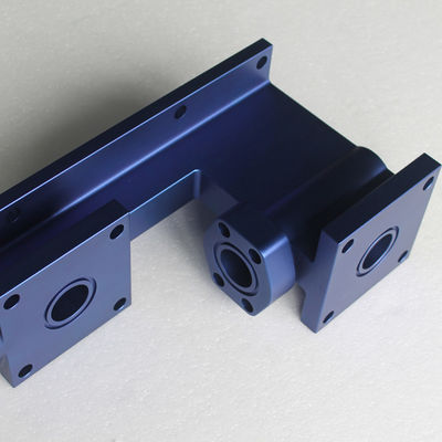 Dark Blue High Precision Machining Components , CNC Aluminum Prototype OEM ODM